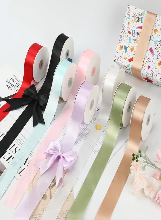 Liwidon Pink Ribbon White 1-1/2 Inch, 100 Yards Satin Ribbon Wide Fabric Ribbons for Flower Bouquet Fabric Polyester Ribbons for Gift Wrapping Bows DIY Craft Birthday Cakes Wedding Party and Graduation Decor - Image 5